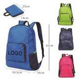 Custom Folding Nylon Backpack, 17 5/16