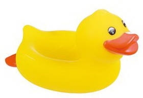 Custom Rubber Duck Soap Dish, 4 1/2" L x 3" W x 2 3/8" H