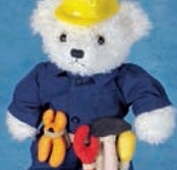 Custom Handyman/Construction Outfit For Stuffed Animal - 2 Piece