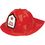 Child's Plastic Fire Chief Hat w/ Custom Label, Price/piece