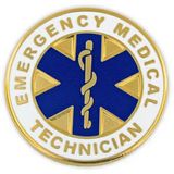 Blank Emergency  Technician Pin, 1
