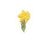 Custom Holiday Embroidered Applique - Daffodil Flower, Price/piece