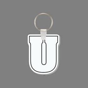 Custom Key Ring & Punch Tag - Letter "U"