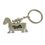 Custom Dog with Small Bone Key Tag, Price/piece