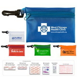 On the Go First Aid Kit #2 w/ Triple Antibiotic Ointment & Vinyl Pouch