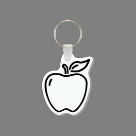 Key Ring & Punch Tag W/ Tab - Apple (Leaf Right)