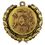 Custom Stock Track Female Medal w/ Wreath Edge (1 1/2"), Price/piece