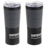 Custom Cambridge 16 oz Vacuum Insulated Stainless Steel Tumbler with Silicone Wrap, 10.375