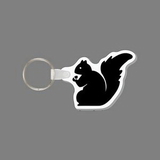Custom Key Ring & Punch Tag - Squirrel Eating Tag W/ Tab