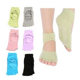 Custom Non Slip Yoga Socks, 8" L
