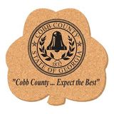 Clover Cork Coasters