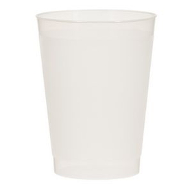 Custom 10 Oz. Frost Flex Cup, 3 1/2" H