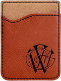 Custom Rawhide Laserable Leatherette Phone Wallet, 2 3/8