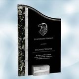 Custom SunRay Silver/Black Acrylic Award (Small), 8
