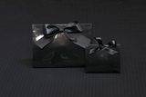 Custom Gloss Black Purse Style Gift Bag (8