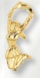Custom Cheerleader Award Pin