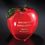 Custom Red Glass Apple, Price/piece