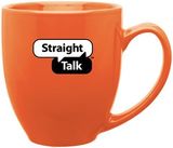 Custom 15 Oz. Orange Bistro Mug