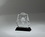 Custom Tee Off Time Optic Crystal Oval Golf Award - 4 1/2" h, Price/piece
