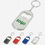 Custom Flashlight Bottle Opener Keychain, 1 1/4" W x 2 7/8" H, Price/piece