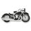 Blank Motorcycle Lapel Pin, 1 1/4" W, Price/piece