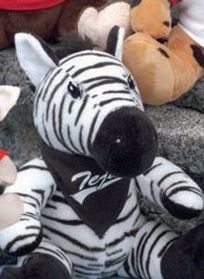 Custom Q-Tee Collection Stuffed Zebra