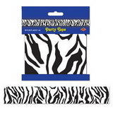 Custom Zebra Print Party Tape, 3