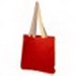 Custom All Natural Promotional Tote with Web Handles (14"x13")