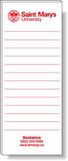 Custom 50 Page Magnetic Note-Pads with Medium Red Imprint (2.75
