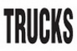 Blank 3.5'x7.5' 200 Denier Nylon Message 3 Panel Stack Flag- Trucks