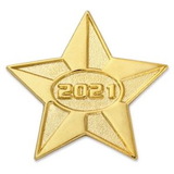 Blank 2021 Gold Star Pin, 1