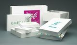 Custom White Gloss Apparel Box (10
