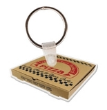 Custom Pizza Box Key Tag