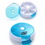Custom Round Pill Planner/Box, 3 1/2" Diameter x 1" H, Price/piece