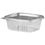 Blank 32 Oz. Plastic Food Container W/ Attached Hinge Lid, 2.25" H X 5.5" W, Price/piece
