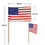 Custom Coated Paper Toothpick Flag, 1 3/8" L x 1" H x 2 1/2" Thick, Price/piece