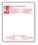 Custom 50 Page Magnetic Note-Pads with Medium Red Imprint (3.5"x4.25"), Price/piece