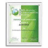 Clear on Clear Blank Acrylic Certificate Holder (13