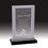Custom Silver Carved Rectangle Impress Acrylic Award (8 3/4"), Price/piece