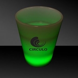 Custom 2 Oz. Green LED Neon Look Shot Glass