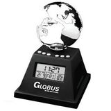 Custom Solar Powered Moving Globe With Alarm Clock