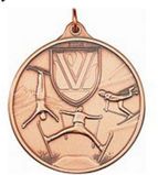 Custom 400 Series Stock Medal (Freestyle Ski) Gold, Silver, Bronze