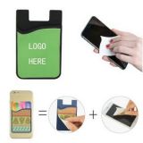 Custom Silicone Screen Cleaner Phone Wallet, 3.42