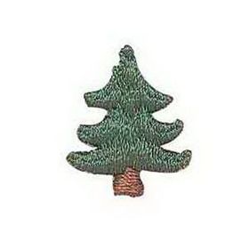 Custom Floral Embroidered Applique - Pine Tree
