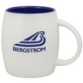 Custom 15 Oz. Puget Mug (Matte white out country blue in)