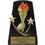 Custom Black Stone Resin Gold Torch & Stars Trophy, 5 1/2" H, Price/piece