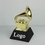 Custom Golden Grammy Statue Replicas Award Trophy, 4 1/3" L x 4 1/3" W x 7 2/7" H, Price/piece
