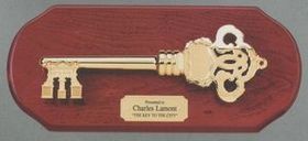 Blank Key To The City Plaque, 16" W x 7" H
