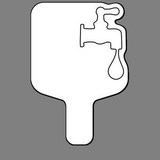 Custom Hand Held Fan W/ Dripping Water Faucet, 7 1/2