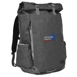 Roll-Top Canvas Backpack, Personalised Backpack, Custom Logo Backpack, Printed Backpack, 12.5